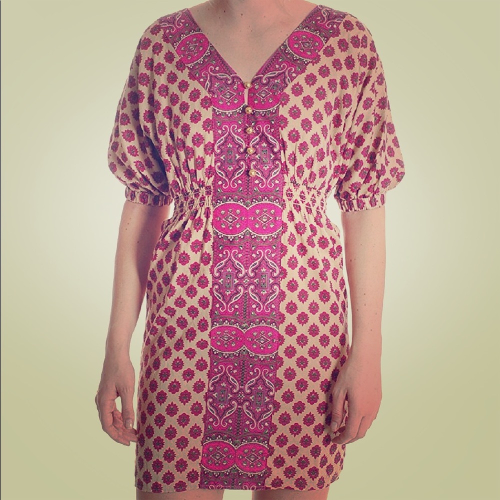Juicy Couture boho kaftan mini dress